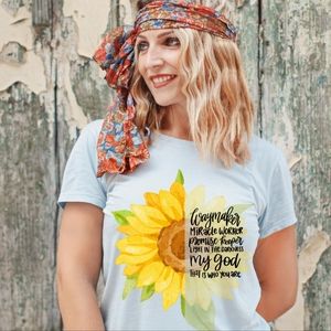 Way maker, Christian quote t-shirt, God, Christian